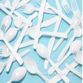 transparent PS PP plastic cutlery spoon and fork